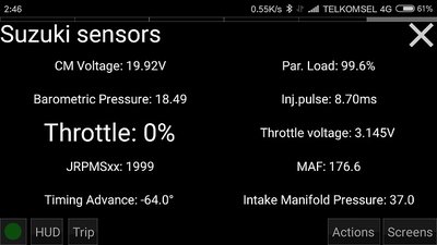 Sensors read is invalid