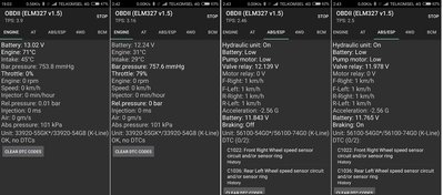 Another software test using generic ELM327
